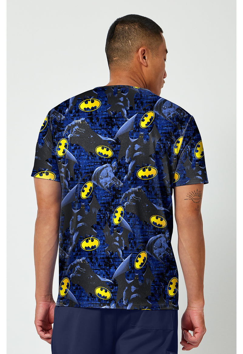 Guardian Of Gotham - Men's Print  V-Neck Top (Back)