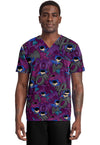 Comic Hero - Men's Print  V-Neck Top