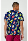 Check Yeah - Men's Print  V-Neck Top (Back)
