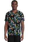 Digital Mickey - Men's Print  V-Neck Top