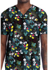 Digital Mickey - Men's Print  V-Neck Top (View 2)