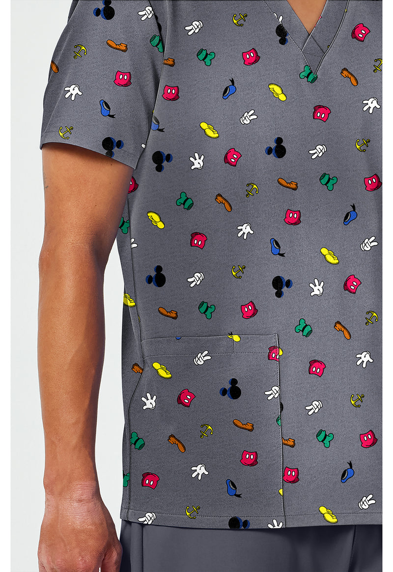 Iconic Friendship - Men's Print  V-Neck Top (View 3)