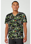 Snoopy Outdoors - Men's Print  V-Neck Top