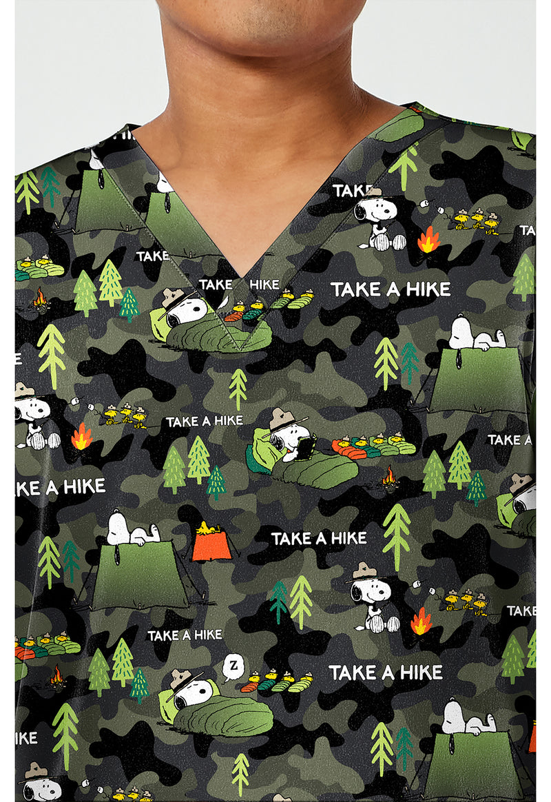 Snoopy Outdoors - Men's Print  V-Neck Top (View 2)