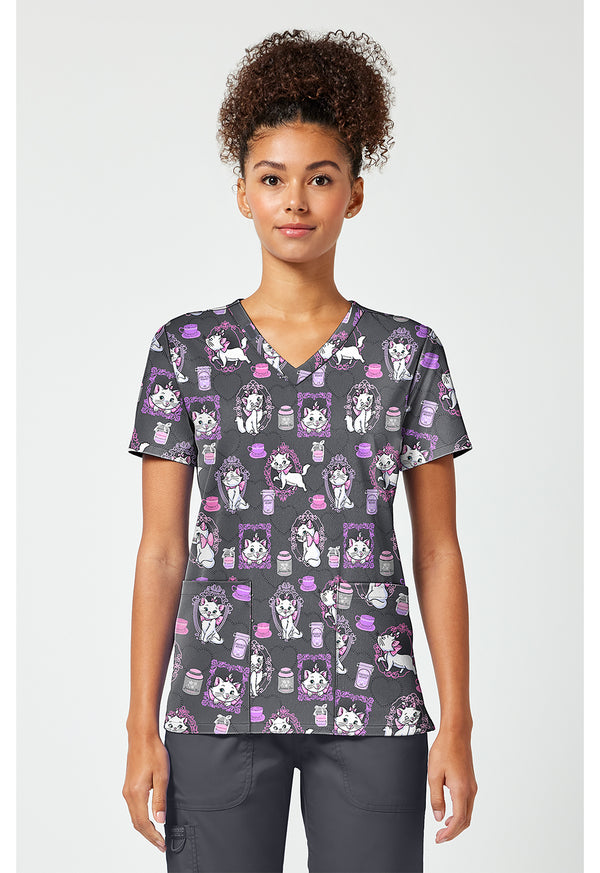 Print V-Neck Top – Disney