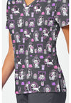 Cafe Cat - Print V-Neck Top – Disney (View 3)