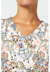 Fawn Over Me - Print V-Neck Top – Disney (View 2)