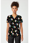 Santa Bluey - Print V-Neck Top – Character Prints