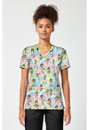 Realm Of Heroes - Print V-Neck Top – Character Prints
