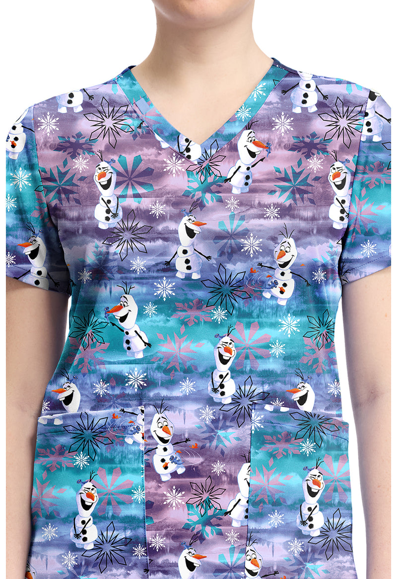 Olaf In Arendelle - Print V-Neck Top – Disney (View 2)