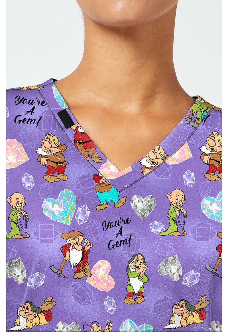 My Little Gem - Print V-Neck Top – Disney (View 2)