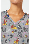Lady's Forever Home - Print V-Neck Top – Disney (View 2)