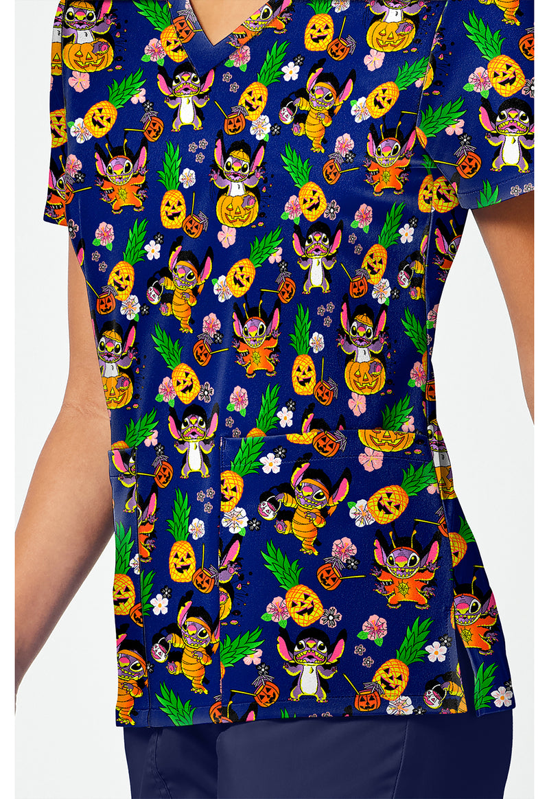 Spooky Island - Print V-Neck Top – Disney (View 3)