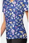 Collegiate Stitch - Print V-Neck Top – Disney (View 3)