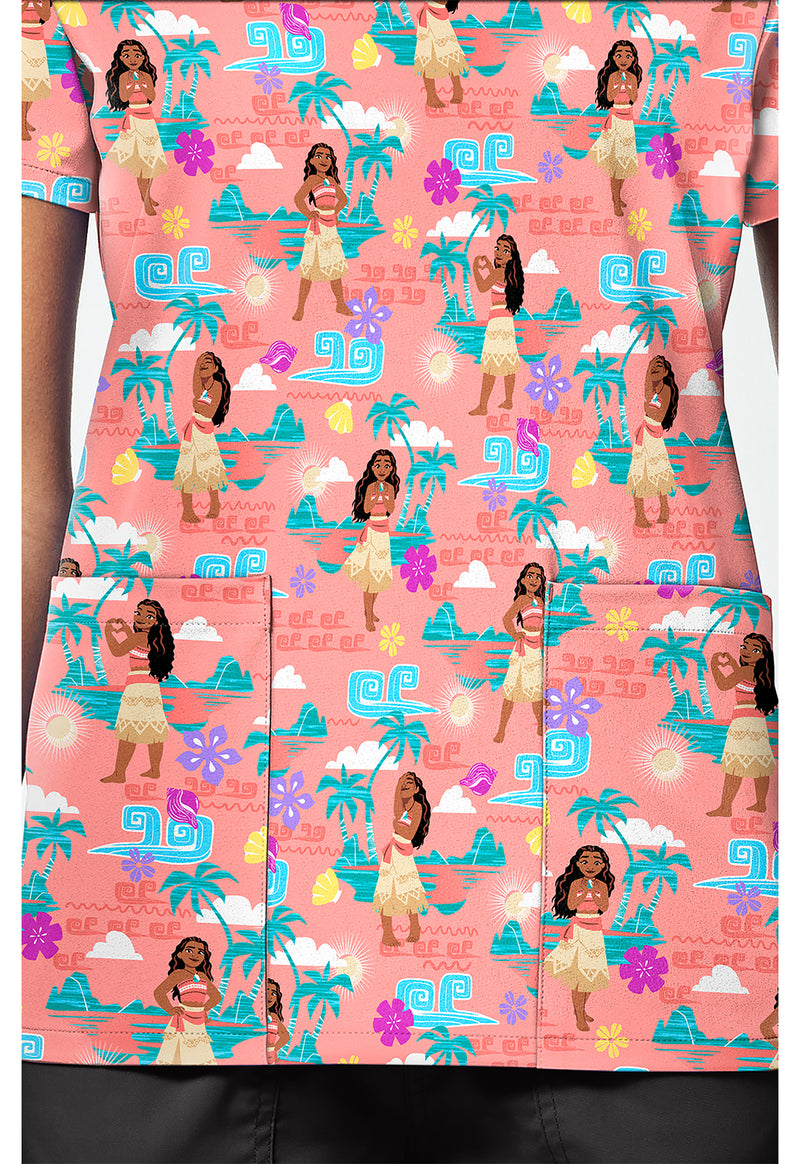 The Sea Is Calling - Print V-Neck Top – Disney (View 4)