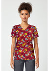 Ulti-mutt Trouble - Print V-Neck Top – Disney