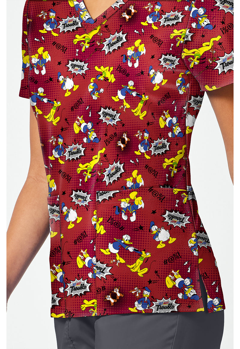 Ulti-mutt Trouble - Print V-Neck Top – Disney (View 3)