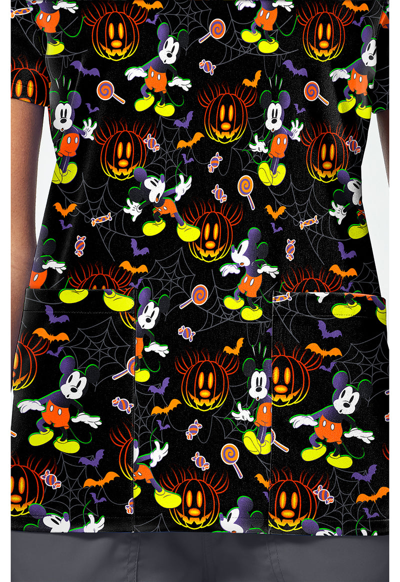Spooky Webs - Print V-Neck Top – Disney (View 4)