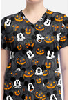 Scaredy Pumpkin - Print V-Neck Top – Disney (View 2)
