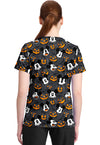 Scaredy Pumpkin - Print V-Neck Top – Disney (Back)