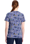 Take Time To Unwind - Print V-Neck Top – Character Prints (Back)