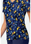 Plaid Petals - Print V-Neck Top – Disney (View 3)