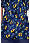 Plaid Petals - Print V-Neck Top – Disney (View 4)