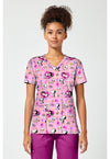 Snoopy Eyes - Print V-Neck Top – Character Prints
