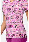 Snoopy Eyes - Print V-Neck Top – Character Prints (View 3)