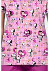 Snoopy Eyes - Print V-Neck Top – Character Prints (View 4)