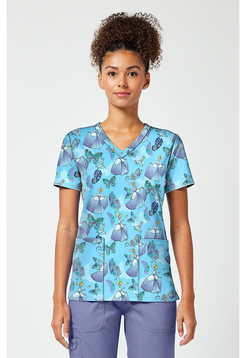 Cinderella Flight - Print V-Neck Top – Disney