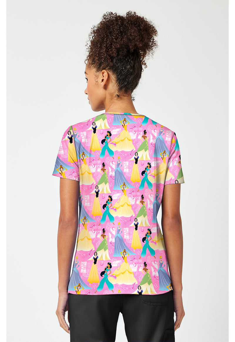 Fashion Princess - Print V-Neck Top – Disney (Back)