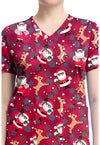 Future Is Bright - Print V-Neck Top – Character Prints (View 2)