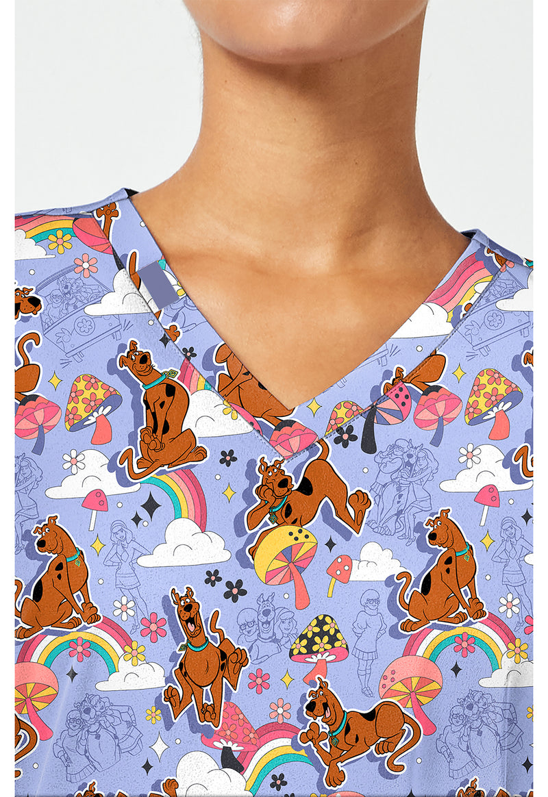 I Found A Clue - Print V-Neck Top – Character Prints (View 2)