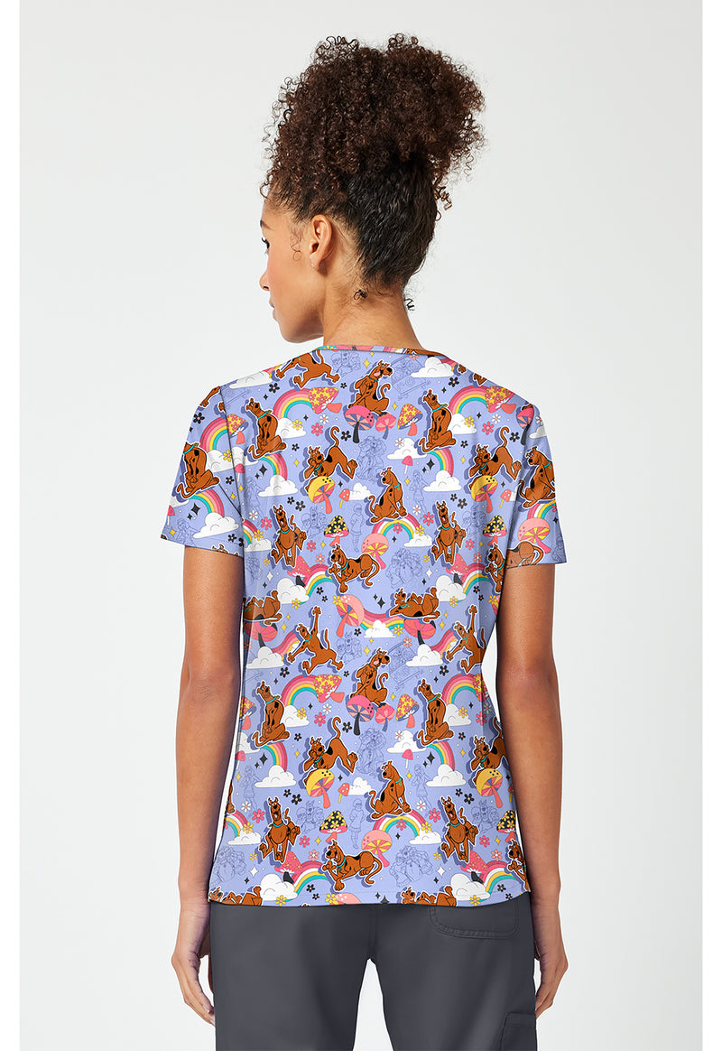I Found A Clue - Print V-Neck Top – Character Prints (Back)