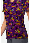 Monster Chase - Print V-Neck Top – Character Prints (View 3)