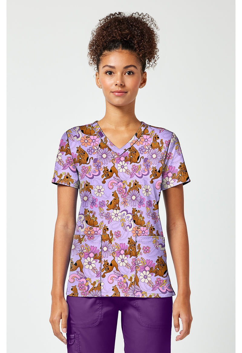 Mystery Garden - Print V-Neck Top – Character Prints