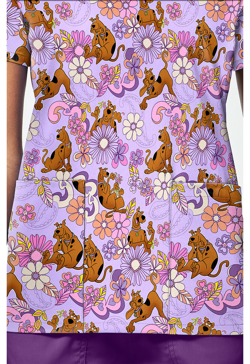 Mystery Garden - Print V-Neck Top – Character Prints (View 4)