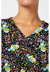 Smurfette's Garden - Print V-Neck Top – Character Prints (View 2)