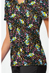 Smurfette's Garden - Print V-Neck Top – Character Prints (View 3)