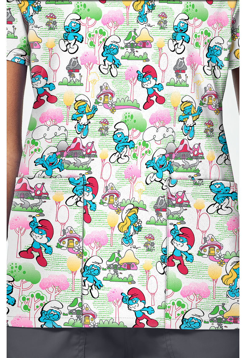 Good Day Feeling - Print V-Neck Top – Character Prints (View 4)