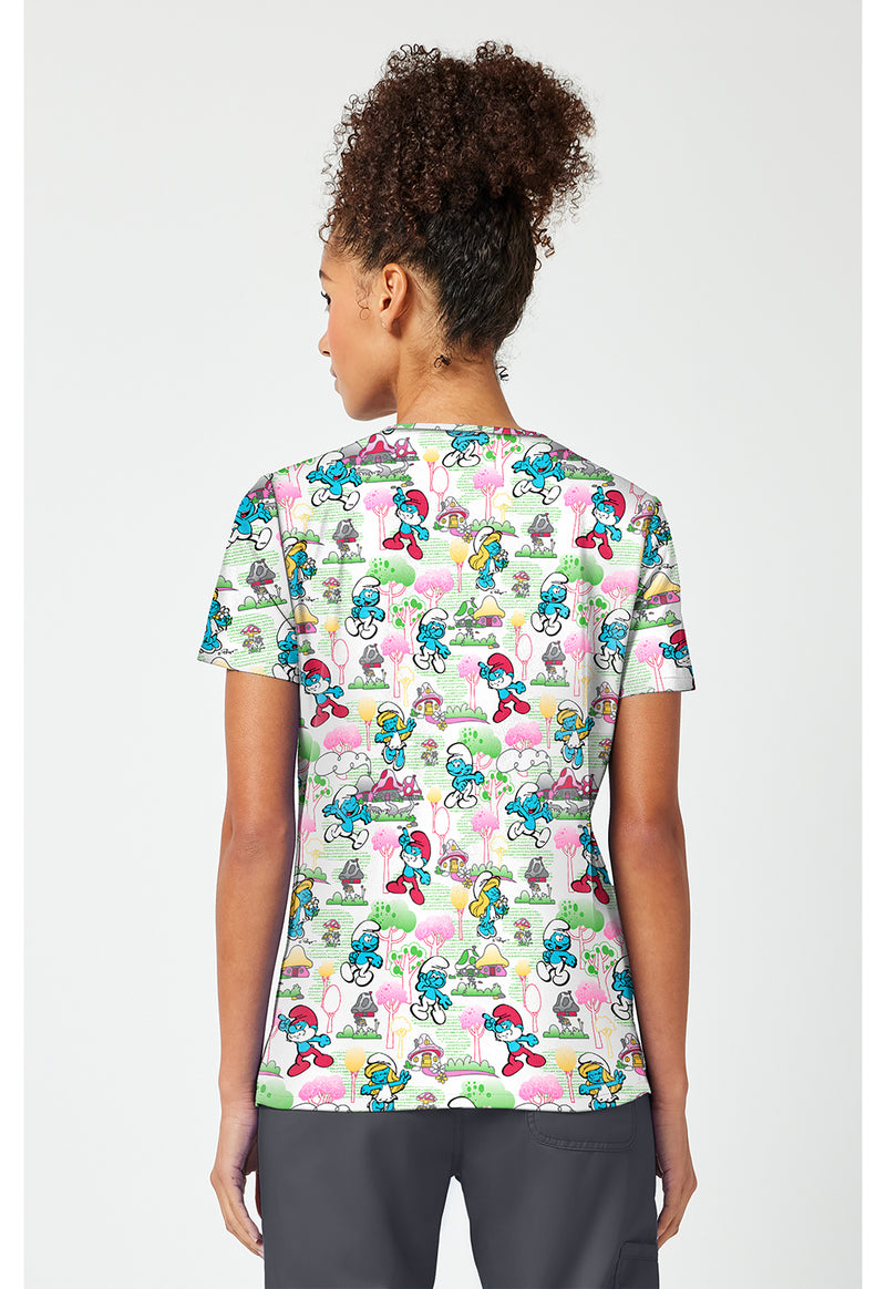 Good Day Feeling - Print V-Neck Top – Character Prints (Back)