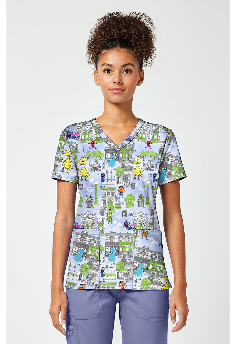 Doodle Days - Print V-Neck Top – Character Prints