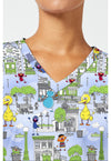 Doodle Days - Print V-Neck Top – Character Prints (View 2)