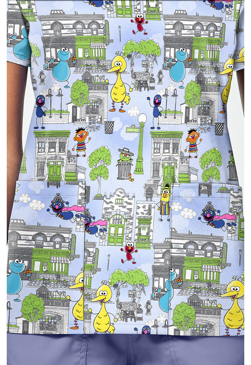 Doodle Days - Print V-Neck Top – Character Prints (View 4)