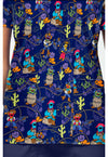 Wild And Furry - Print V-Neck Top – Character Prints (View 4)