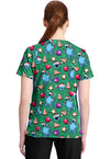 Christmas Cookie - Print V-Neck Top – Character Prints (Back)