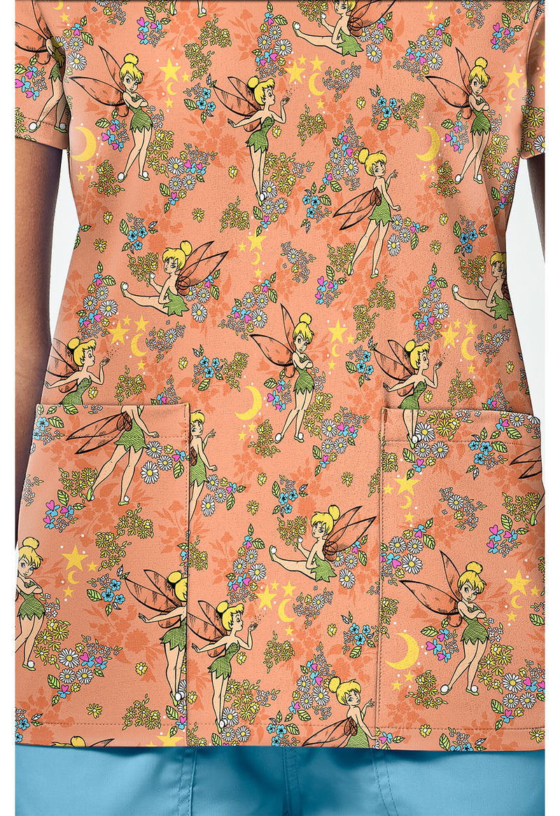 Pixie Petals - Print V-Neck Top – Disney (View 4)
