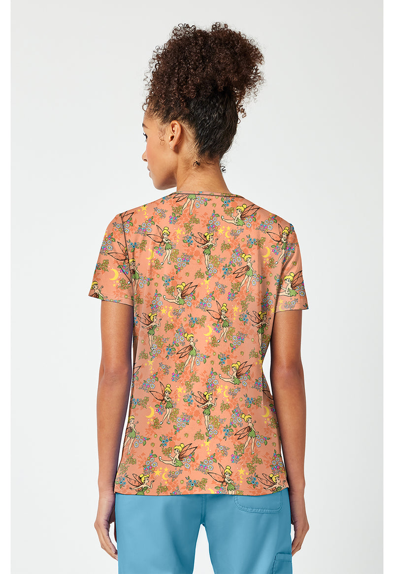 Pixie Petals - Print V-Neck Top – Disney (Back)