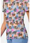 Tom Cat Time - Print V-Neck Top – Character Prints (View 3)